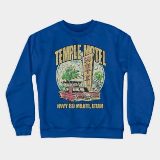 Temple Motel Manti, Utah 1959 Crewneck Sweatshirt